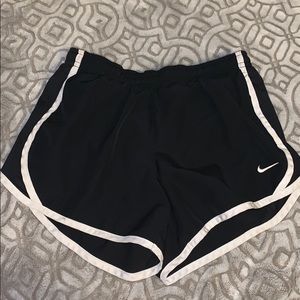 black nike shorts